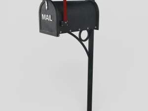 American Mailbox 3D Model