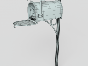 American Mailbox Modèle 3D
