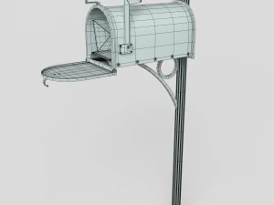 American Mailbox 3D Model