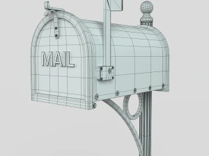 American Mailbox 3D Model