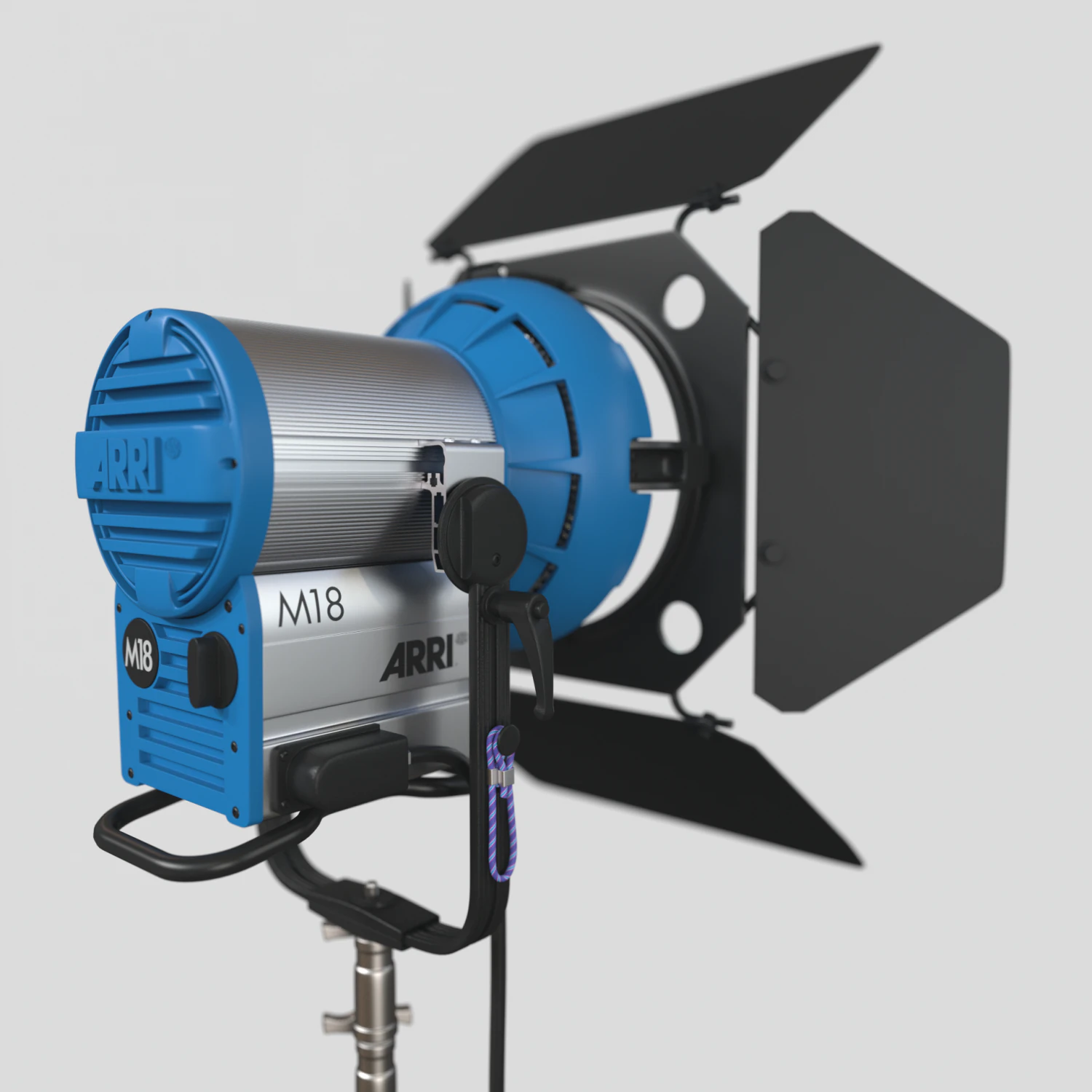 ARRI M18 daylight lamphead 3D Model .c4d .max .obj .3ds .fbx .stl .blend 