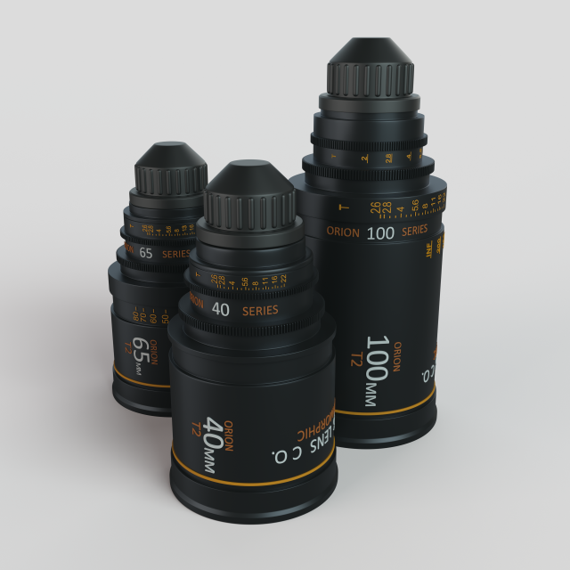 Camera Lenses Modèle 3D .c4d .max .obj .3ds .fbx .stl .blend 