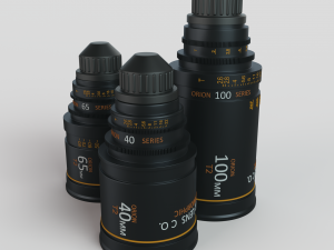 Camera Lenses 3D 模型