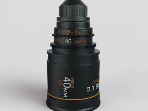 Camera Lenses 3D Model
