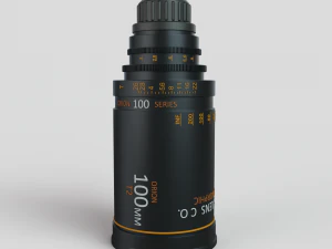 Camera Lenses 3D Model