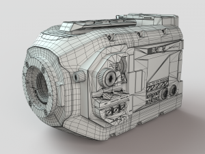Blackmagic URSA Mini Movie Camera 3D Model