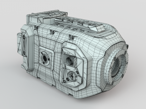 Blackmagic URSA Mini Movie Camera 3D Model