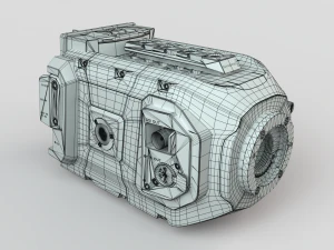 Blackmagic URSA Mini Movie Camera 3D Model