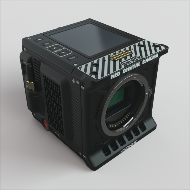 RED DIGITAL CINEMA KOMODO 6K 3D Model .c4d .max .obj .3ds .fbx .stl .blend 