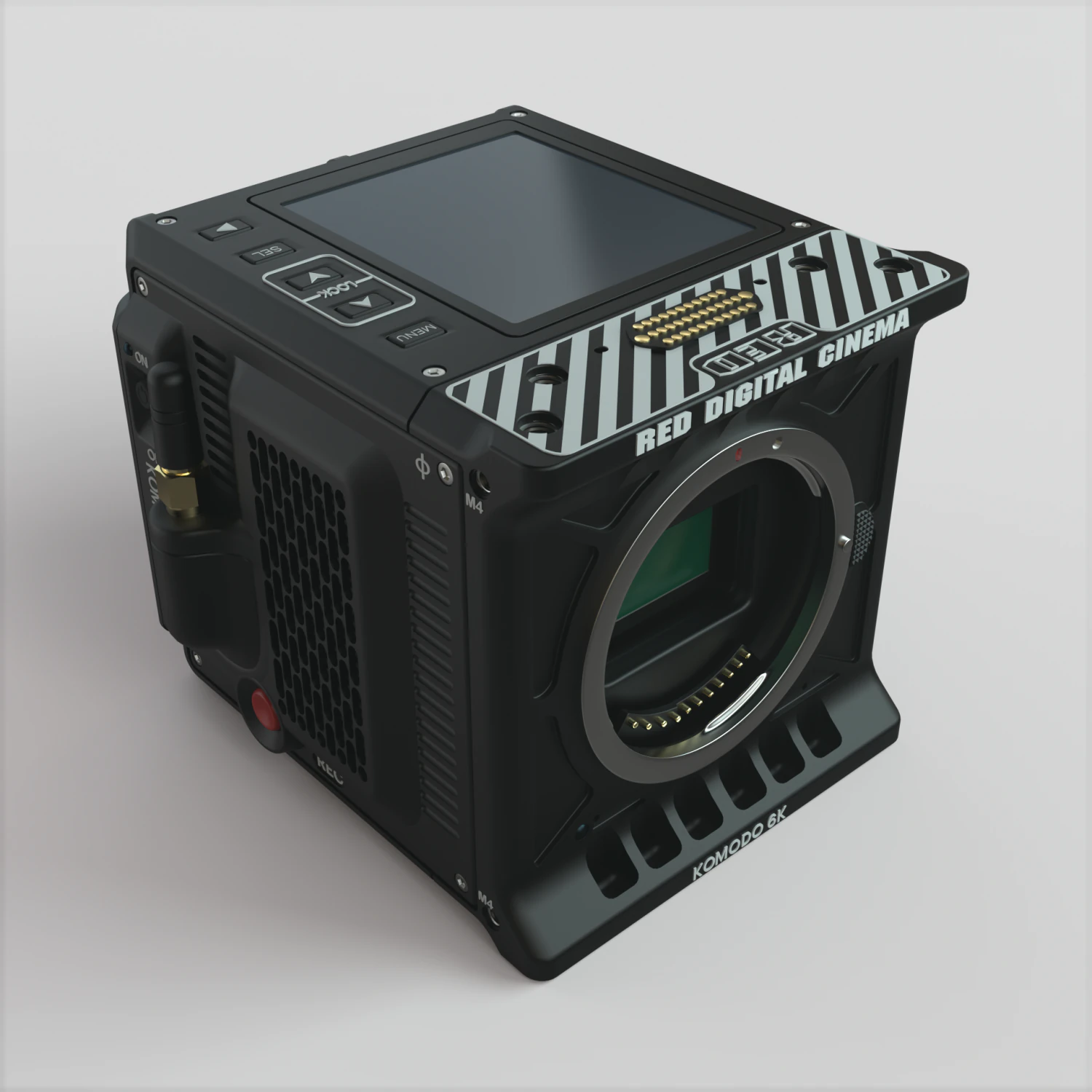 RED DIGITAL CINEMA KOMODO 6K 3D Model .c4d .max .obj .3ds .fbx .stl .blend 