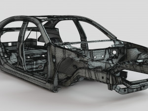 Car Frame 3D 模型
