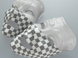 Theater Mask Modelo 3D