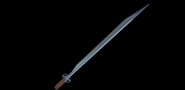 sword 3D Model .c4d .max .obj .3ds .fbx .stl .blend 