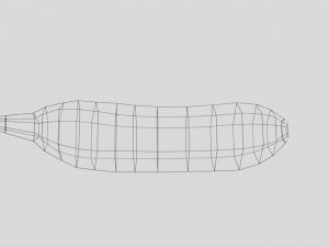 low poly cartoon banana 3D मॉडल