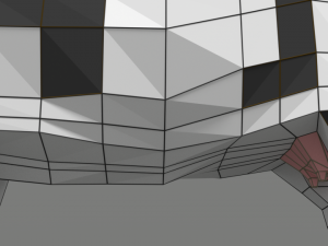 low poly cartoon cow 3D Модель