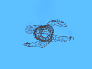 low poly kid playing with a ball Model 3D