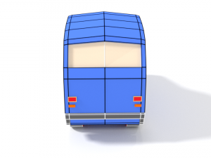 low poly cartoon car 3D मॉडल