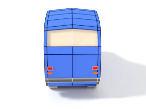 low poly cartoon car 3D Model