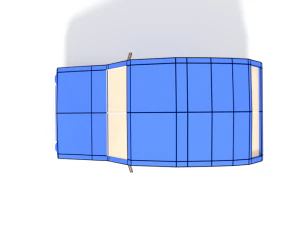 low poly cartoon car 3D Model