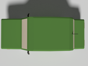low poly cartoon car 3D Model