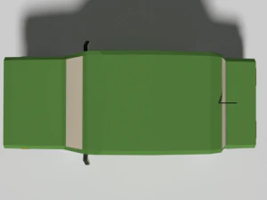 low poly cartoon car 3D Model