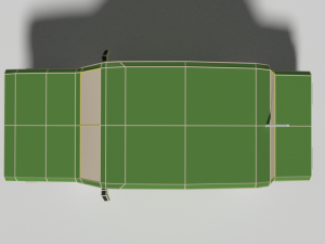 low poly cartoon car 3D Model
