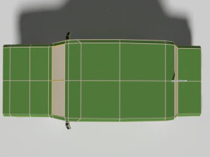 low poly cartoon car 3D Model