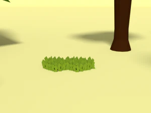 low poly cartoon park assets pack 3D Model