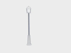 low poly cartoon park assets pack 3D Model