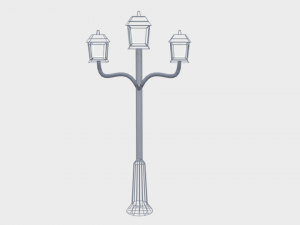 low poly cartoon park assets pack 3D-Modell