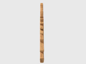 low poly unicorn wooden silhouette head decorative object 3D Model