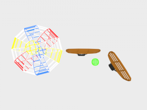 low poly beach items pack Modelo 3D