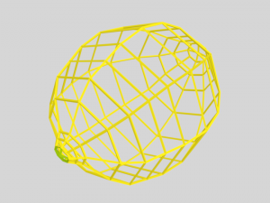 low poly cartoon lemon 3D Model