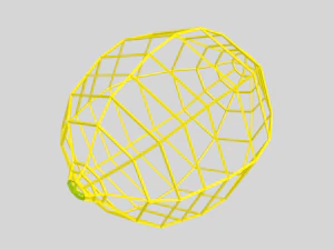 low poly cartoon lemon 3D Model