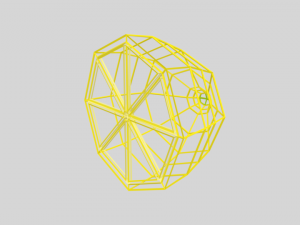 low poly cartoon lemon 3D Model