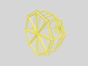 low poly cartoon lemon 3D Model