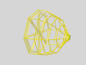 low poly cartoon lemon 3D Model
