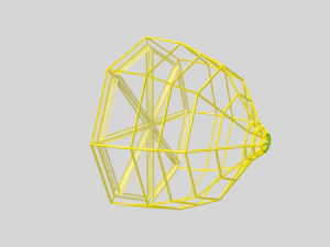 low poly cartoon lemon 3D Model