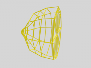 low poly cartoon lemon 3D Model