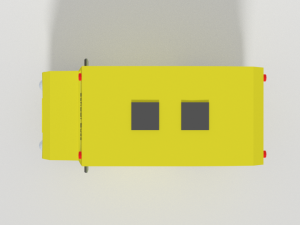 low poly cartoon schoolbuss 3D Модель