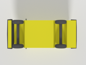 low poly cartoon schoolbuss 3D Модель