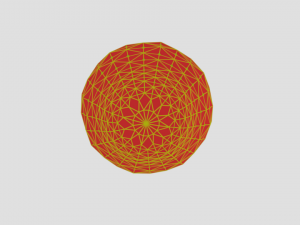 low poly cartoon strawberry Model 3D
