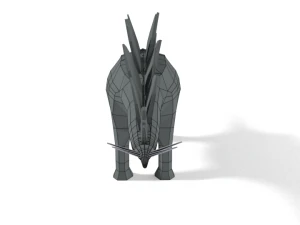 low poly cartoon stegosaurus dinosaur 3D Model