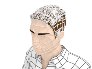 low poly casual man 3D Model