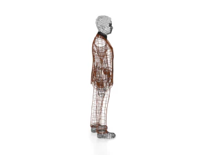 low poly buisness man 3D Model
