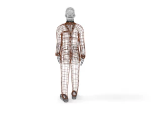 low poly buisness man 3D Model