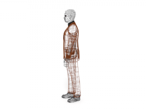 low poly buisness man 3Dモデル