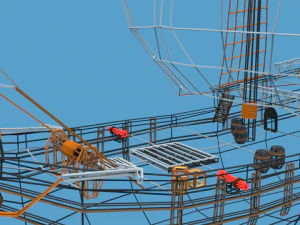 low poly cartoon pinta 1492 ship 3D Model