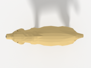 low poly cartoon labrador 3Dモデル