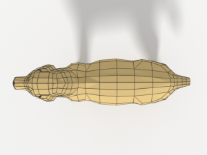 low poly cartoon labrador 3Dモデル